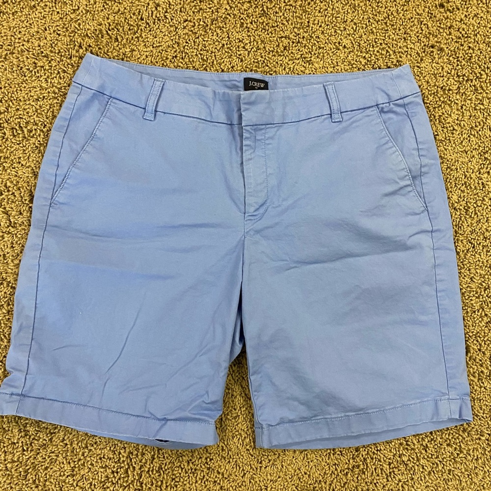 J.Crew chino shorts. Size 12. Blue